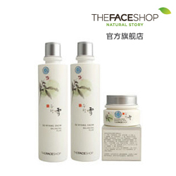 The Face Shop 秀香雪活肤水+平衡乳+修复霜 保湿正品